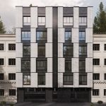 طراحی نمای مدرن ساختمان مسکونی خیابان فرجام
